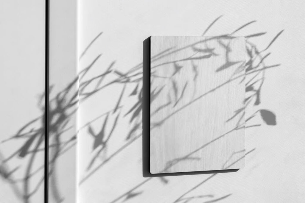 Wood Sign on the Wall Mockup