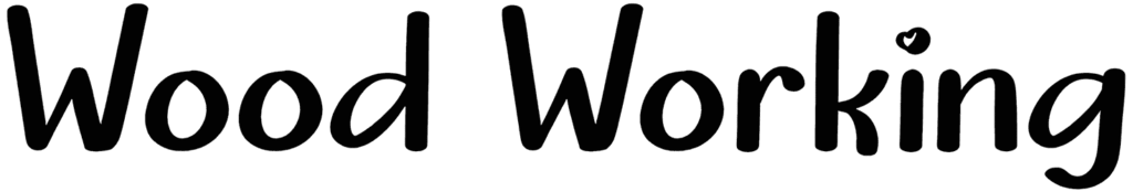 Wood Working Font