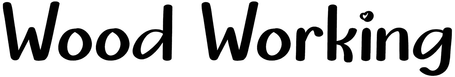 Wood Working Font