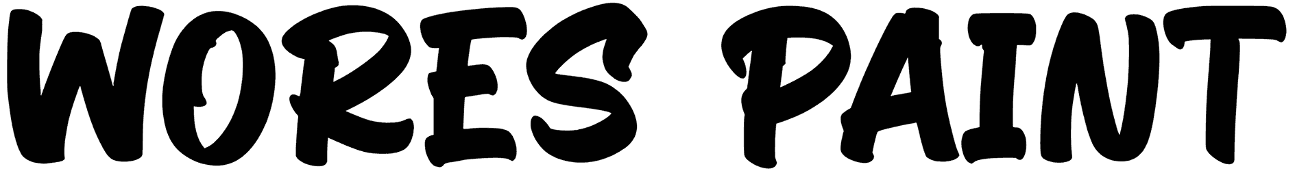 Wores Paint Font