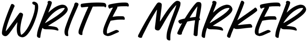 Write Marker Font