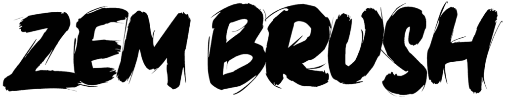 Zem Brush Font