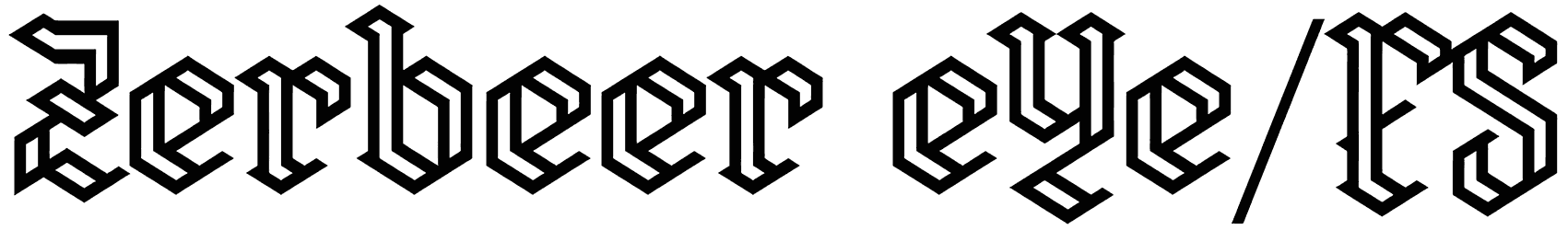 Zerbeer EYe FS Font