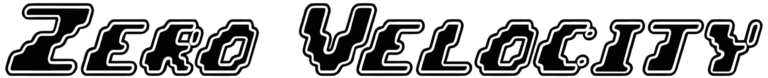Zero Velocity Font
