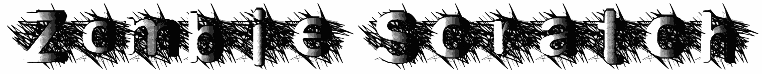 Zombie Scratch Font