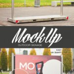 A Cool Signage Mockup in Open Space