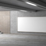 A Large Size Horizontal Billboard in Subway Mockup