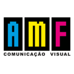 a m f comunicação visual logo