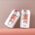 A Mockup Set with 4 330ml Soda Can Mockups