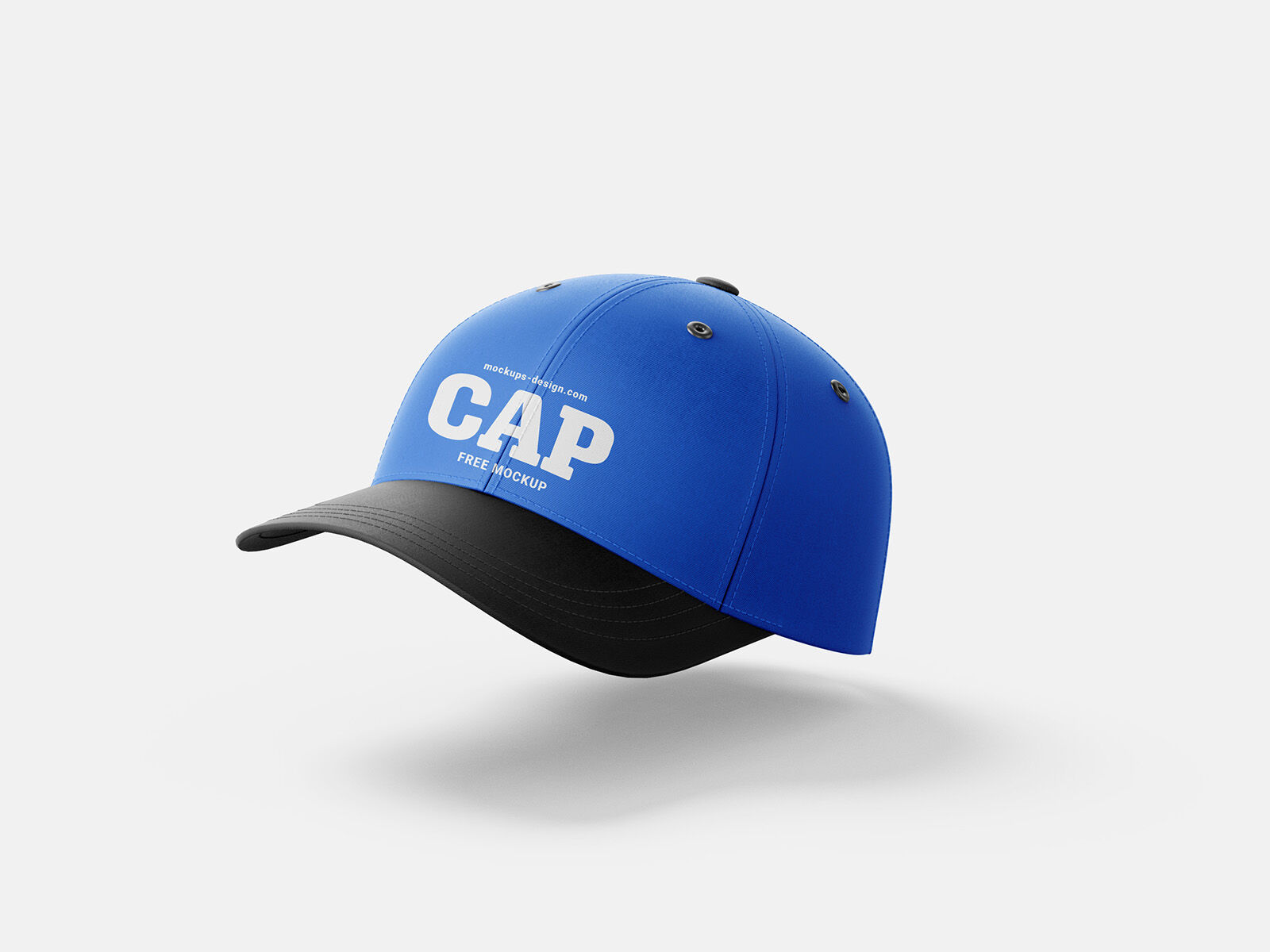 A Set of Three Baseball Cap Mockups FREE PSD