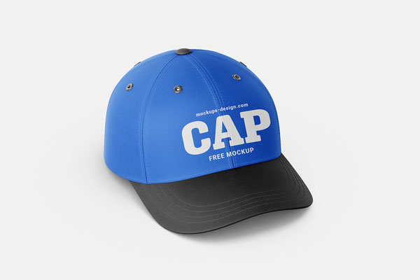 A Set of Three Baseball Cap Mockups