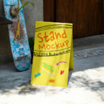 A Stand on Street Mockup