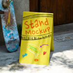 A Stand on Street Mockup