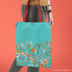 A Tote Bag in a Person’s Hand Mockup