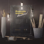 A Vintage and Artistic Scene Mockup