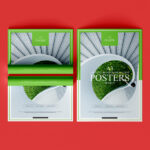 A3 Creative Open and Folded Posters Mockup