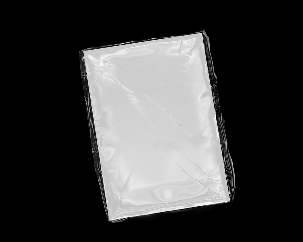 A4 Clear Glossy Plastic Wrapped Magazine Mockup