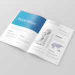 A4 Magazine Brochure Mockup