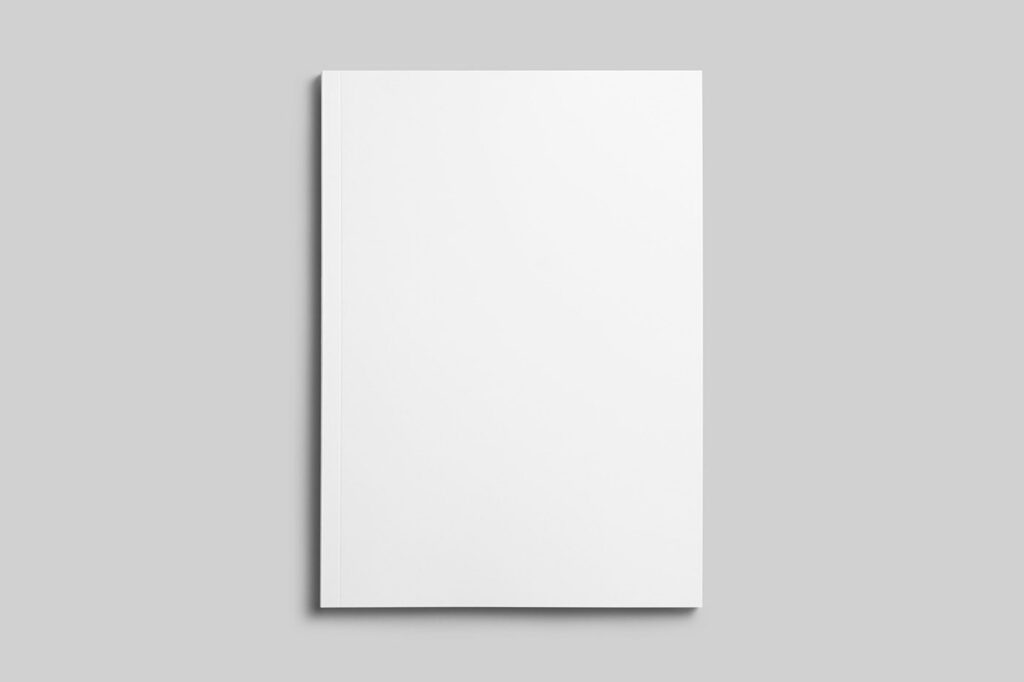 A4 Magazine Cover Mockup