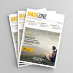 A4 Magazine Mockup in 6 Visions