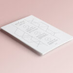 A4 Paper Mockup in Close up View
