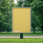 A4 Poster Signage Mockup