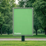 A4 Poster Signage Mockup