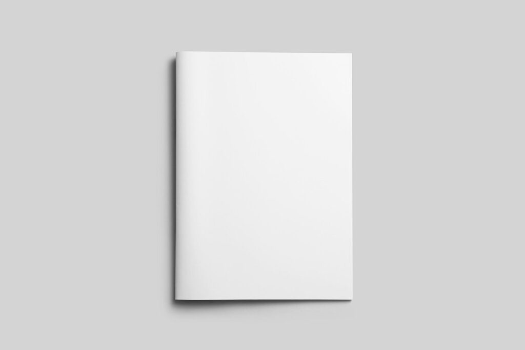 A4 Soft Cover Magazine Mockup