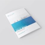 A4 Tri Fold Brochure Mockup in 4 Showcases