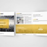 A5 Bifold Brochure Mockup in 4 Views