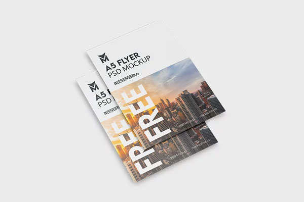 A5 Flyer Mockup