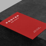 A5 Letterhead Paper Mockup