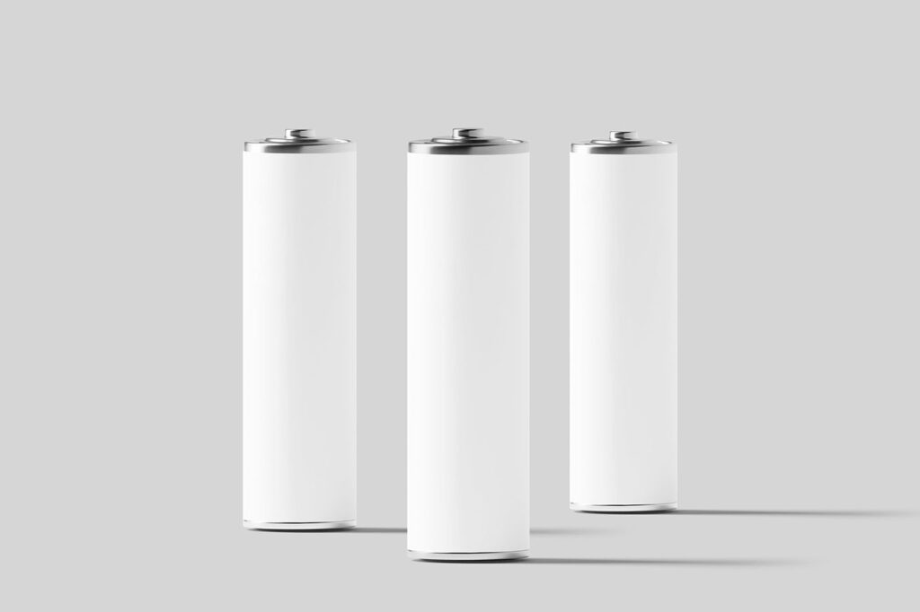 AA / AAA Battery Mockup