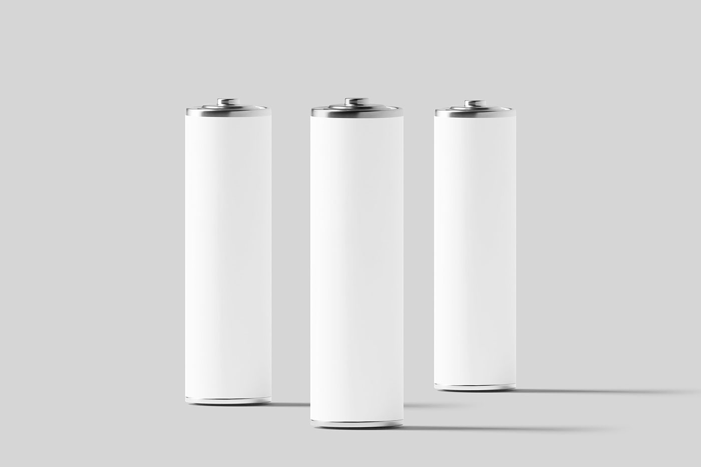 Free AA / AAA Battery Mockup PSD Template