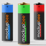 AA / AAA Battery Mockup