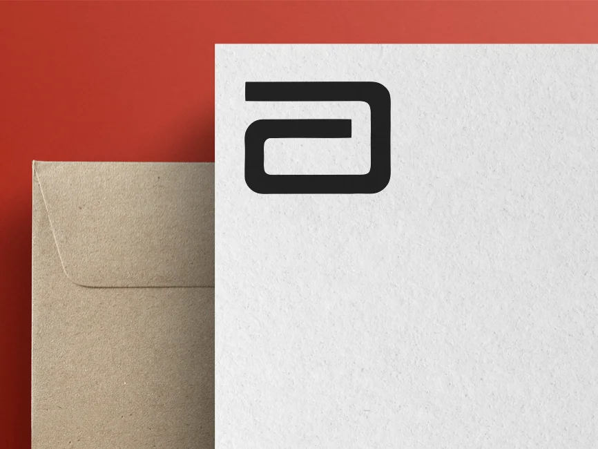 Abbott A Letter Logo