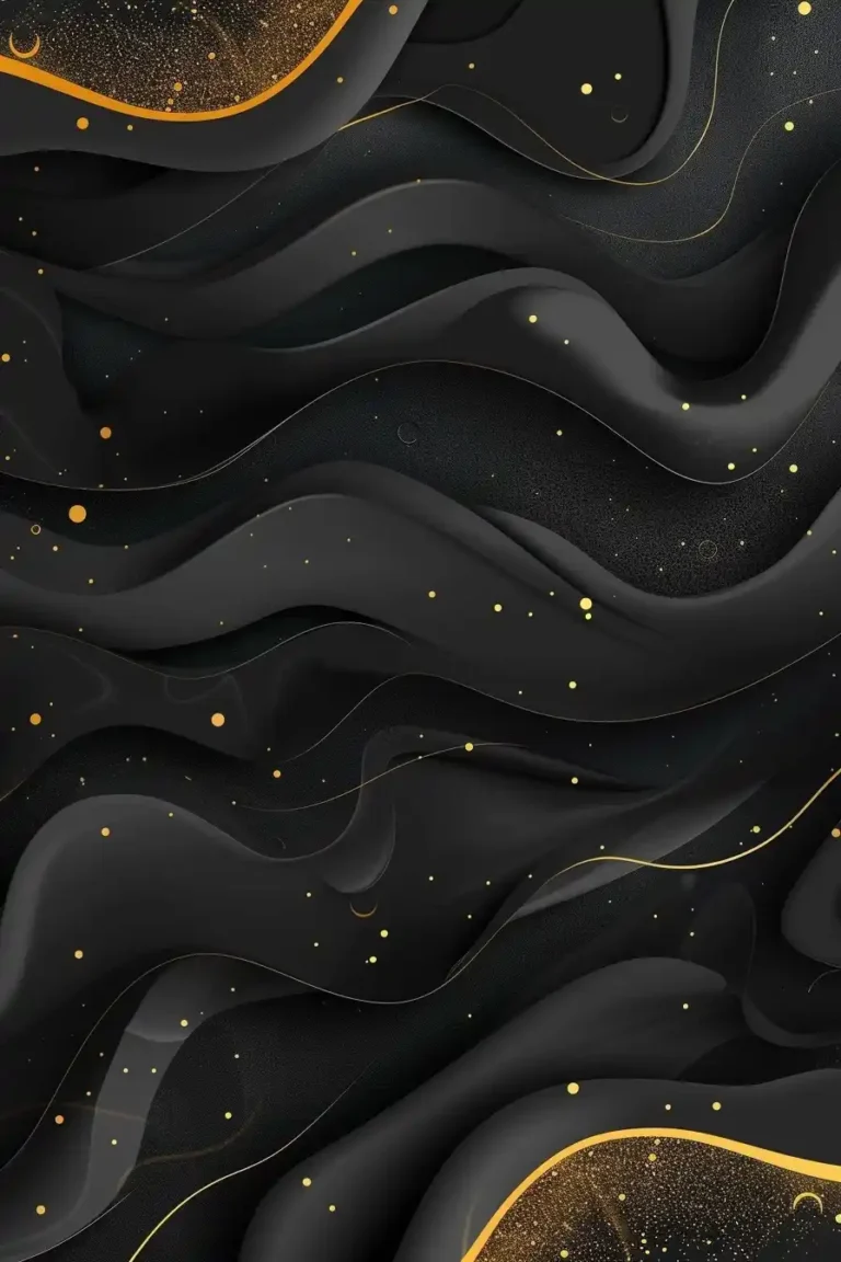 Abstract Gold Black Cartoon ai prompt preview