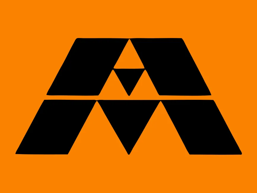 Adhesive Materials A Letter Logo