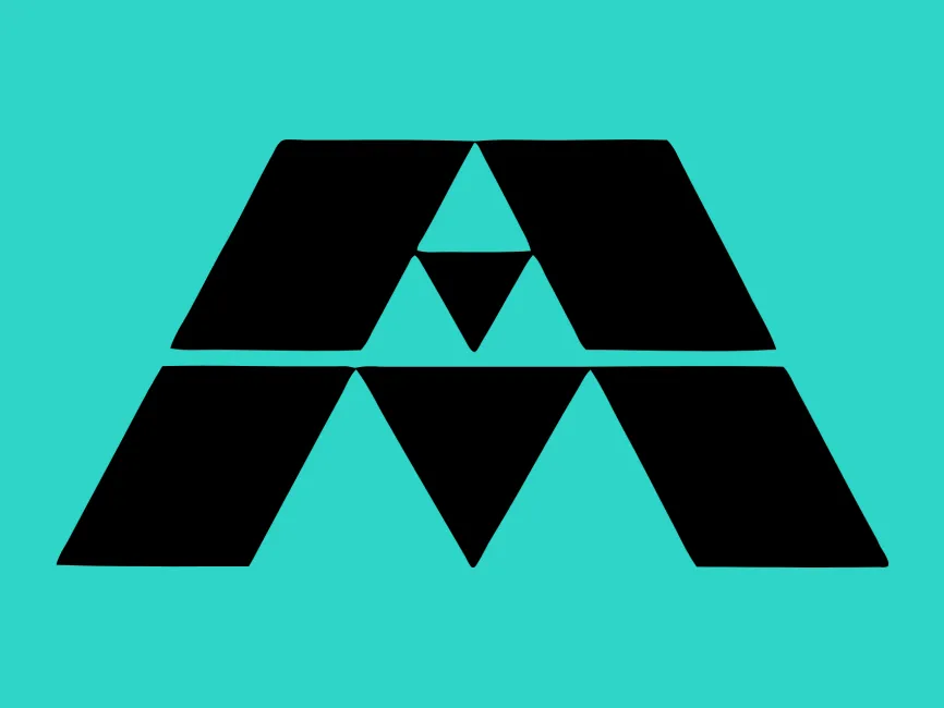 Adhesive Materials A Letter Logo