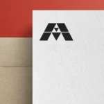 Adhesive Materials A Letter Logo