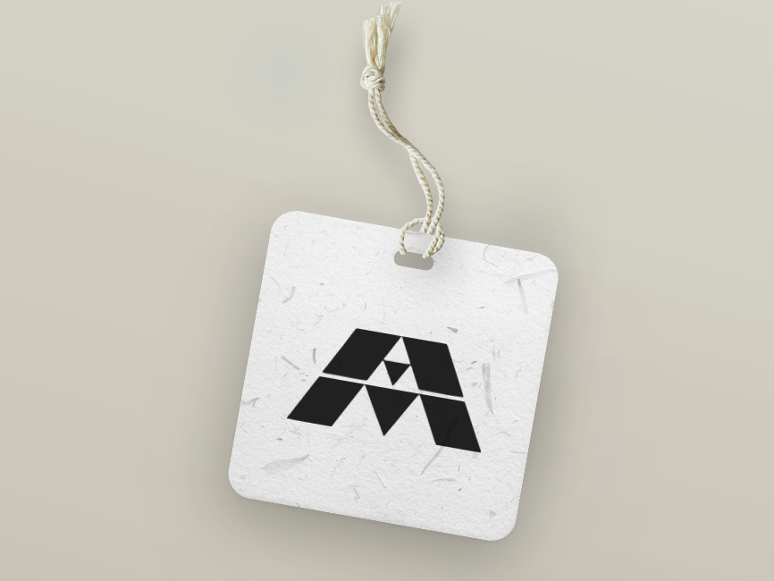 Adhesive Materials A Letter Logo