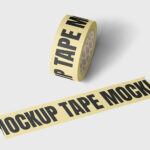 Adhesive Tape Scene Mockup
