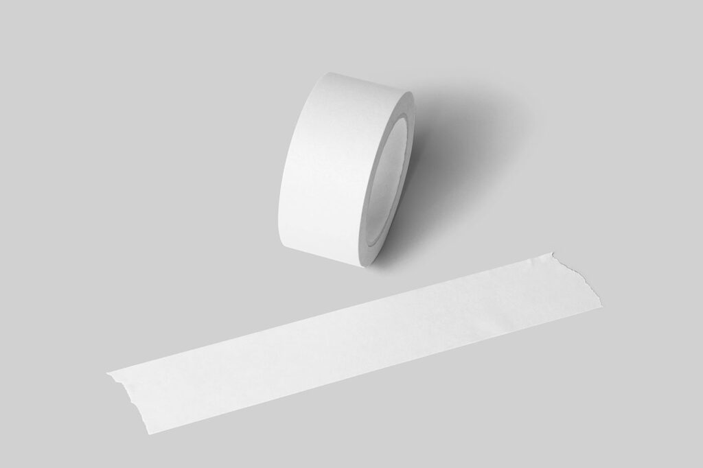 Adhesive Tape Scene Mockup