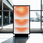 Airport Digital Screen Mockup