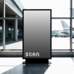 Airport Digital Screen Mockup