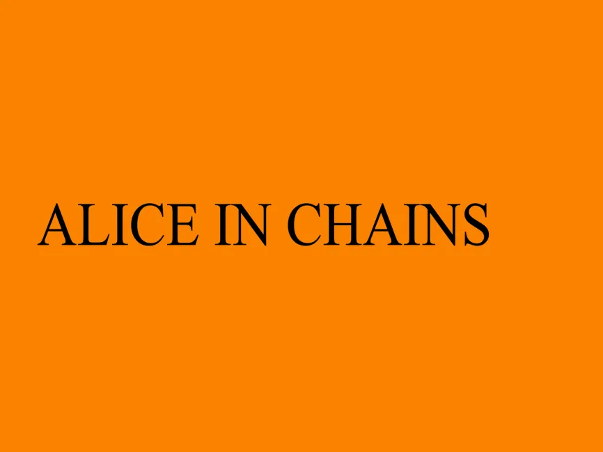 Alice in Chains Logo