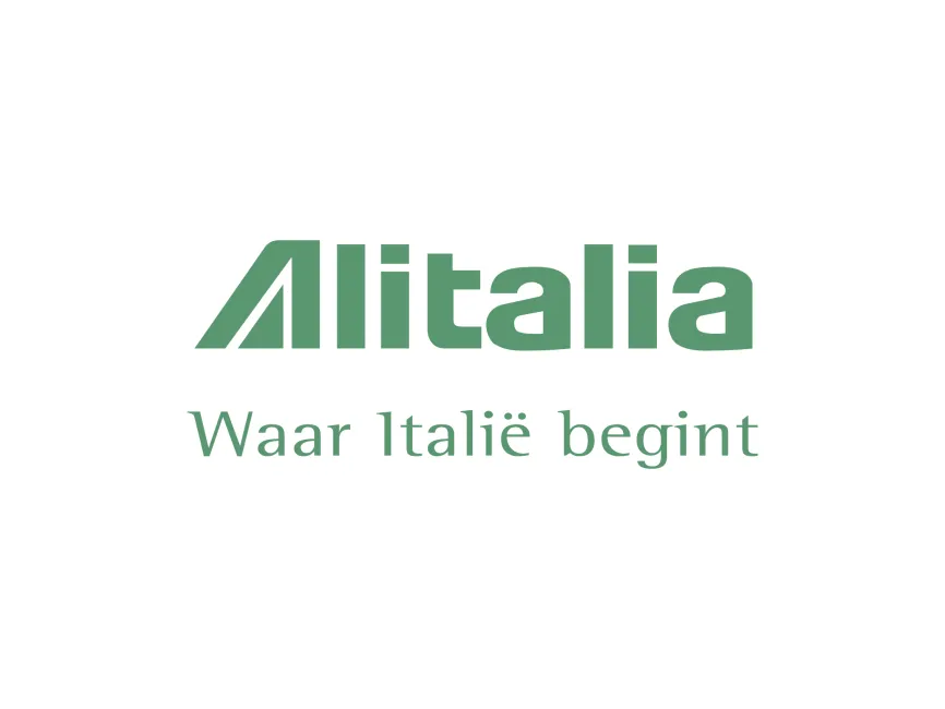 Alitalia with Tagline Logo