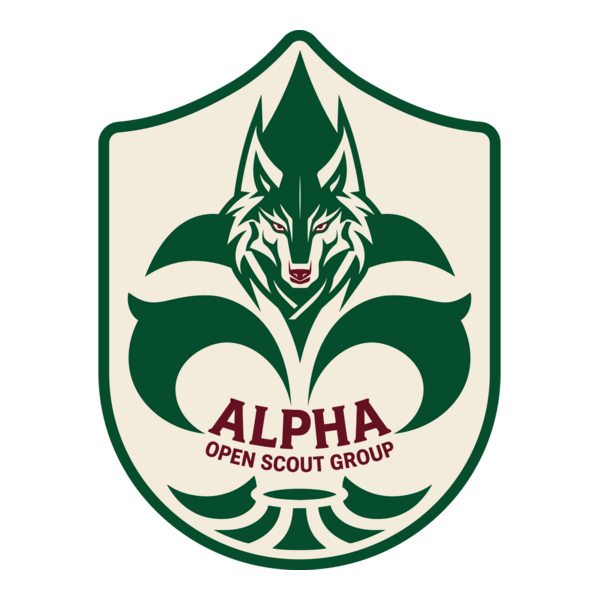 Alpha Open Scout Group logo