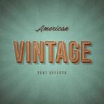 American Vintage Text Effects