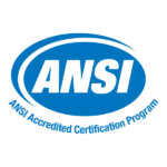 ANSI Accredited Certification Program logo